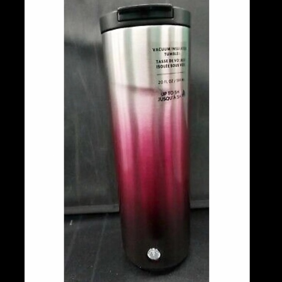 NEW Starbucks Limited Edition Silver Purple Ombré Copper Tumbler Venti